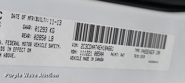 image for item NP9170 2014 Dodge Charger Police 