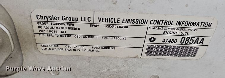 image for item NP9172 2014 Dodge  Charger Police 