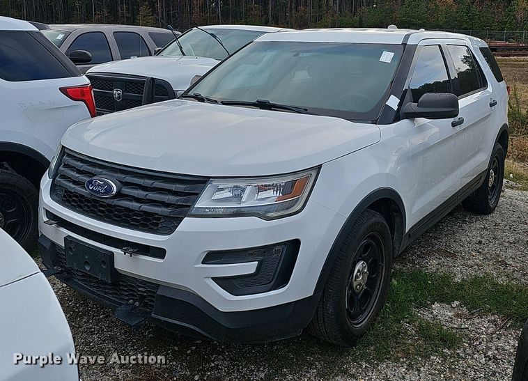 image for item NP9173 2016 Ford Explorer Police Interceptor  SUV