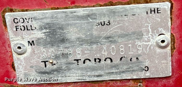 image for item NU9313 Toro Groundsmaster 325D lawn mower