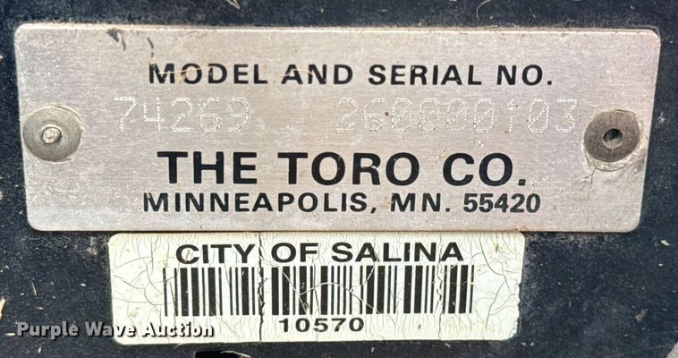 image for item NU9314 Toro 74269 ZTR lawn mower