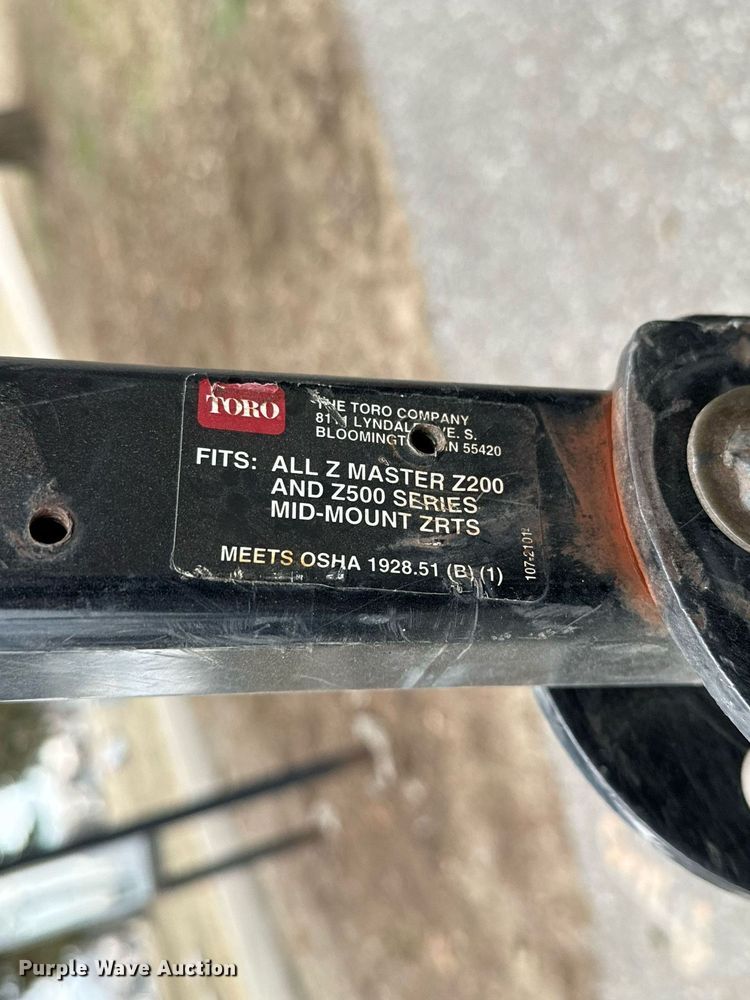 image for item NU9318 Toro Z Master ZTR lawn mower