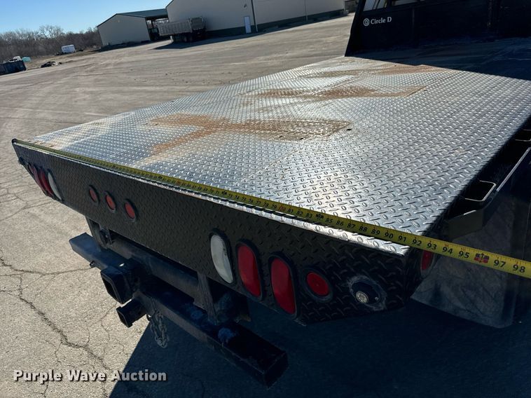 image for item NU9322 1990 Ford F800 crane truck