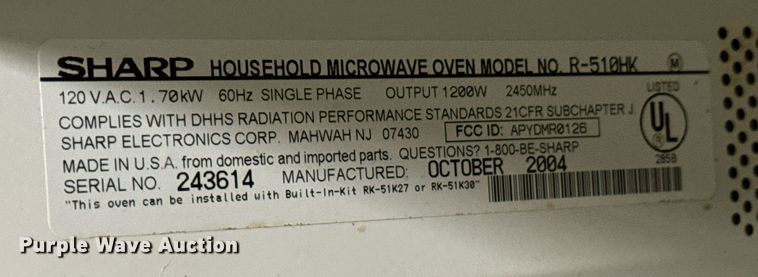 image for item NU9405 Appliances 