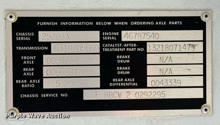 image for item OJ9445 2008 Bluebird Vision school bus