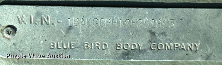 image for item OJ9445 2008 Bluebird Vision school bus