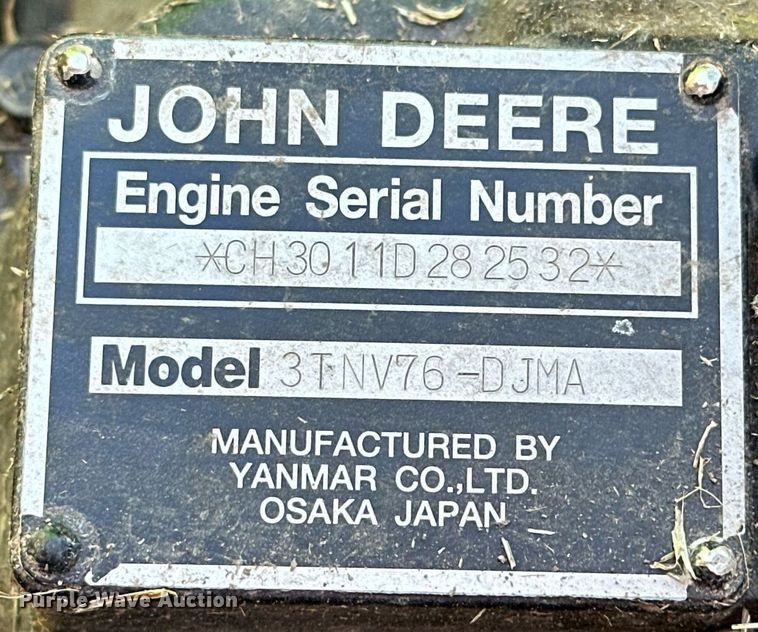 image for item OM9763 John Deere  1435 Series II lawn mower