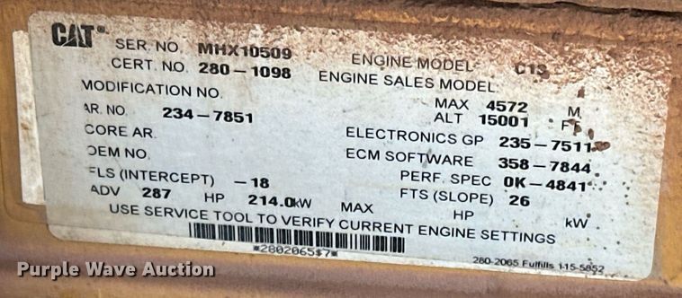 image for item OM9779 2010 Caterpillar  972H wheel loader