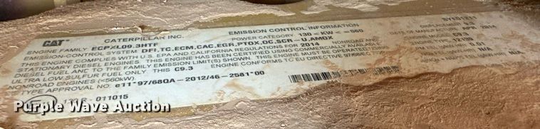 image for item OM9780 2014 Caterpillar  140M3 AWD motor grader