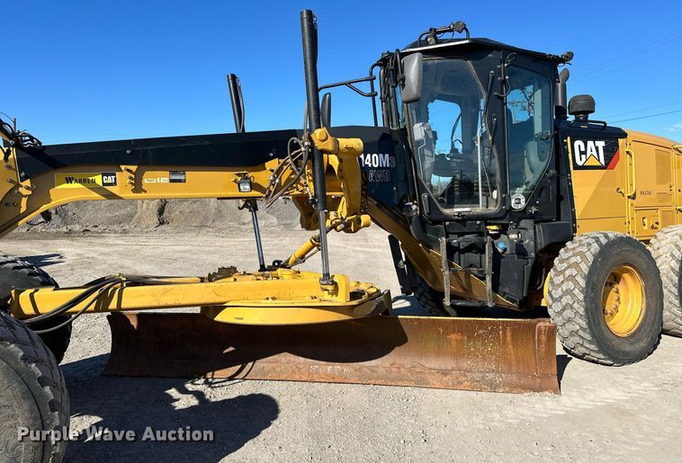 image for item OM9781 2018 Caterpillar  140M3 AWD motor grader
