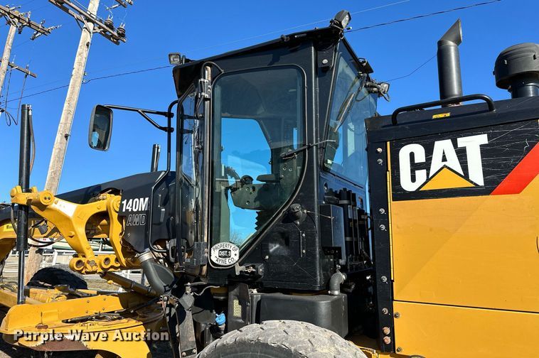image for item OM9781 2018 Caterpillar  140M3 AWD motor grader