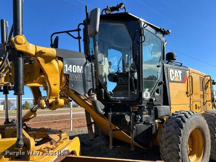 image for item OM9781 2018 Caterpillar  140M3 AWD motor grader