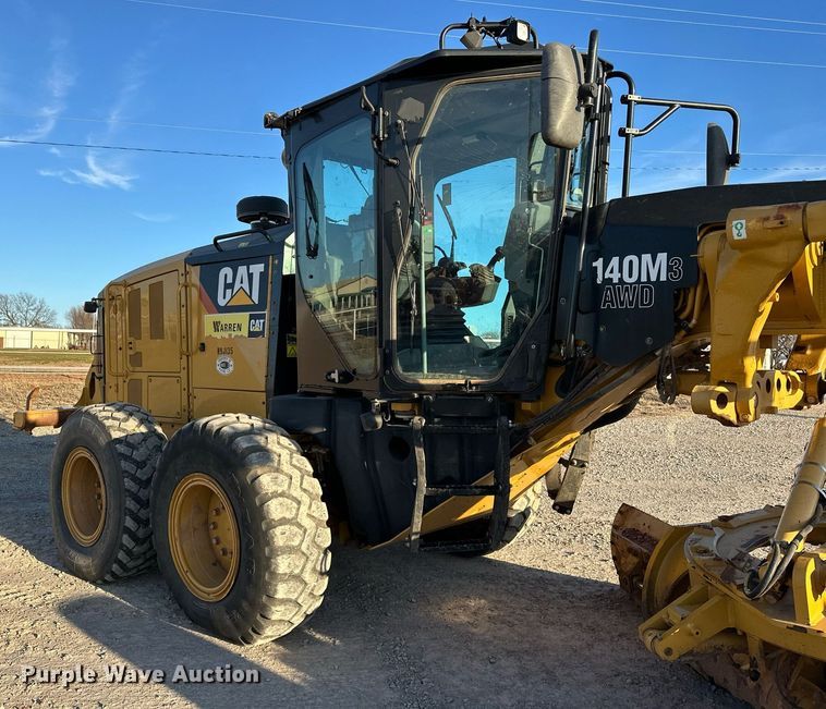 image for item OM9782 2014 Caterpillar  140M3 AWD motor grader