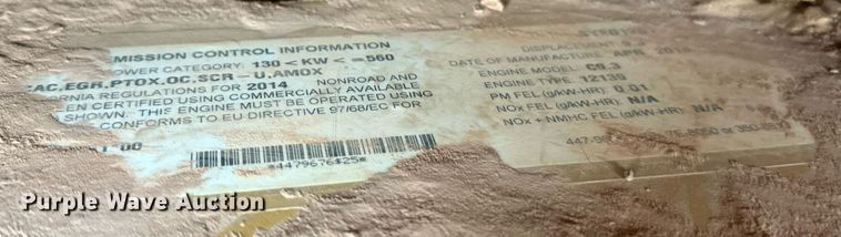 image for item OM9782 2014 Caterpillar  140M3 AWD motor grader