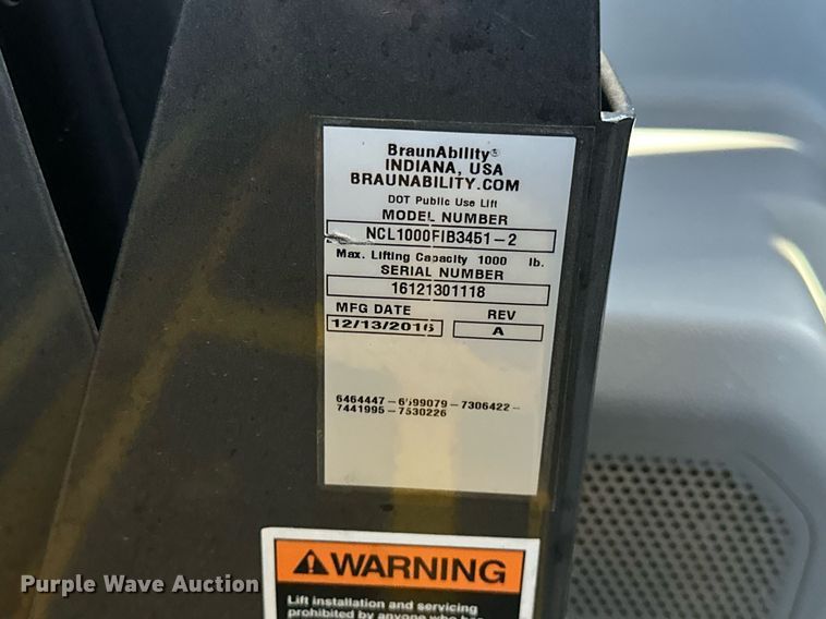 image for item OM9813 2017 Ford Transit 350 handicap accessible van