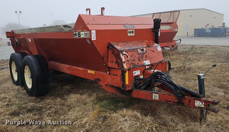image for item DK0522 H&S 2602 manure spreader
