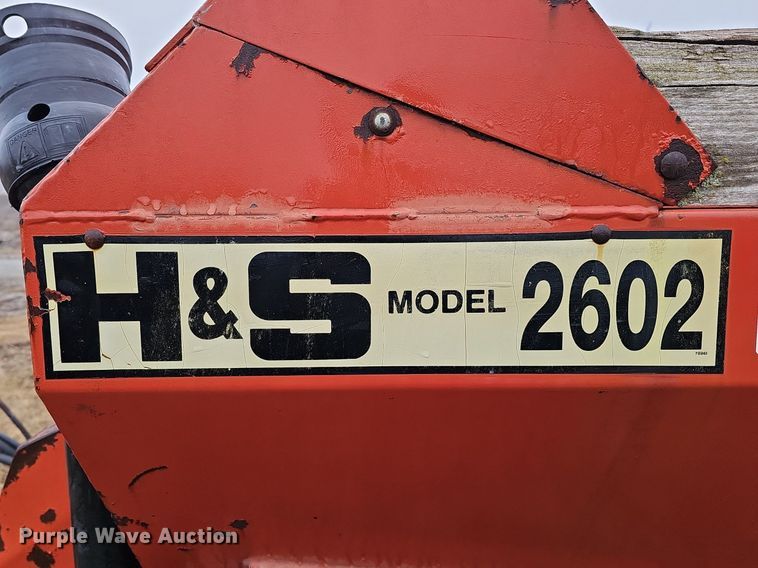 image for item DK0522 H&S 2602 manure spreader