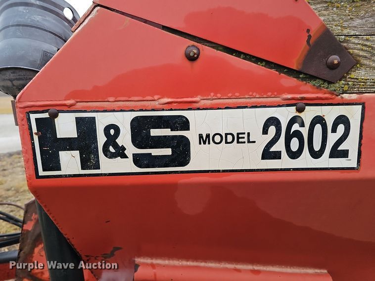 image for item DK0524 H&S 2602 manure spreader