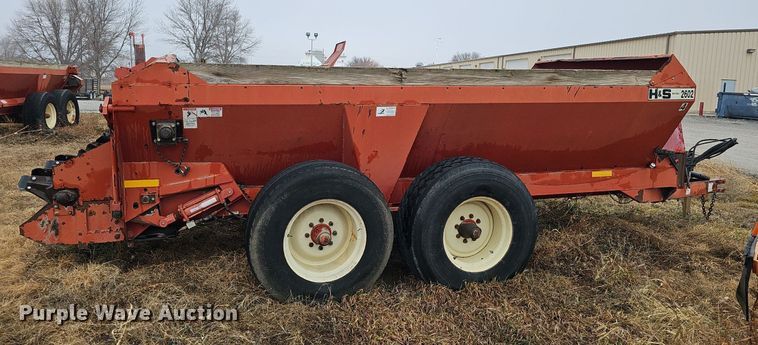 image for item DK0525 H&S 2602 manure spreader