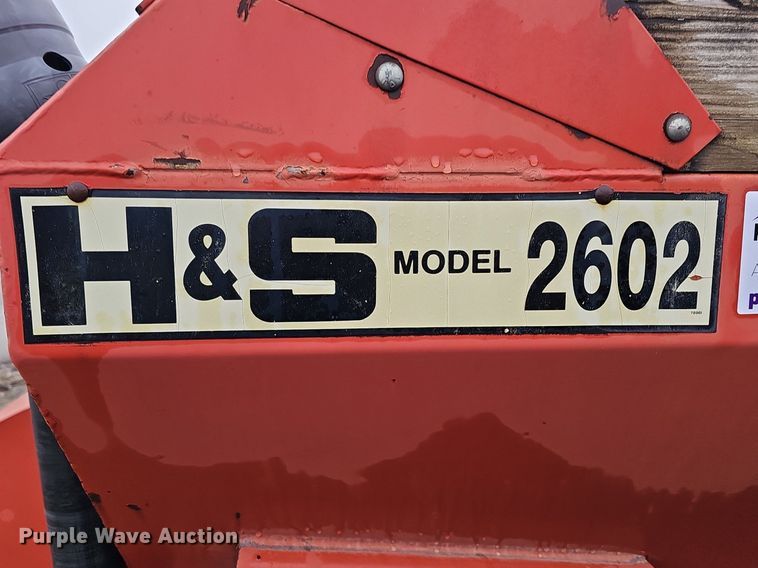 image for item DK0525 H&S 2602 manure spreader