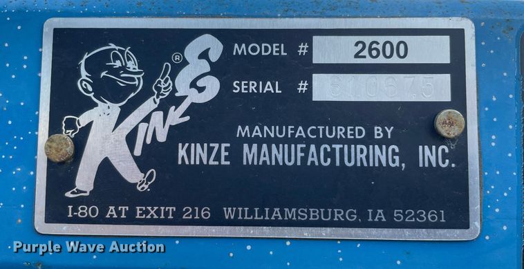 image for item DP0290 Kinze  2600 split row no-till planter