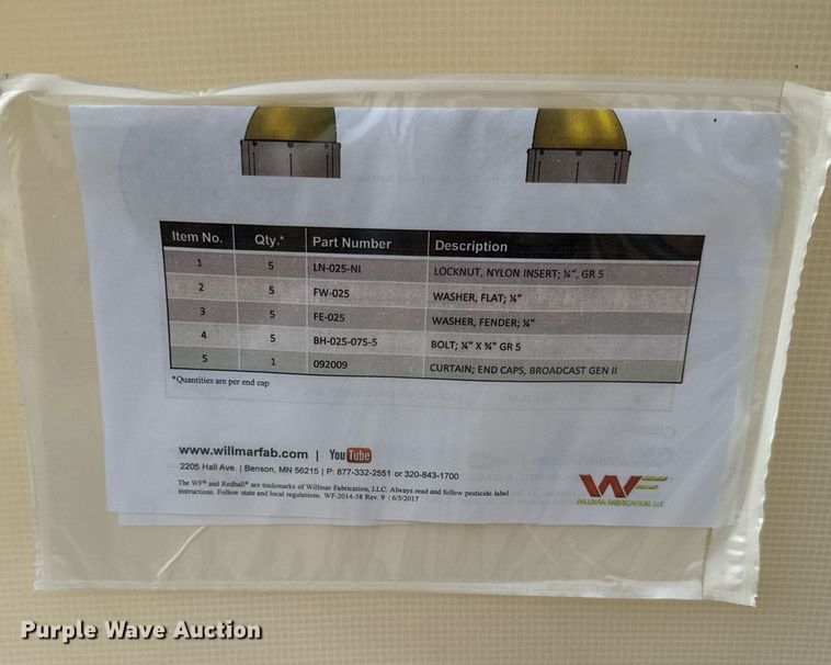 image for item DQ6713 Willmar Fabrication Redball SPK645 sprayer attachment