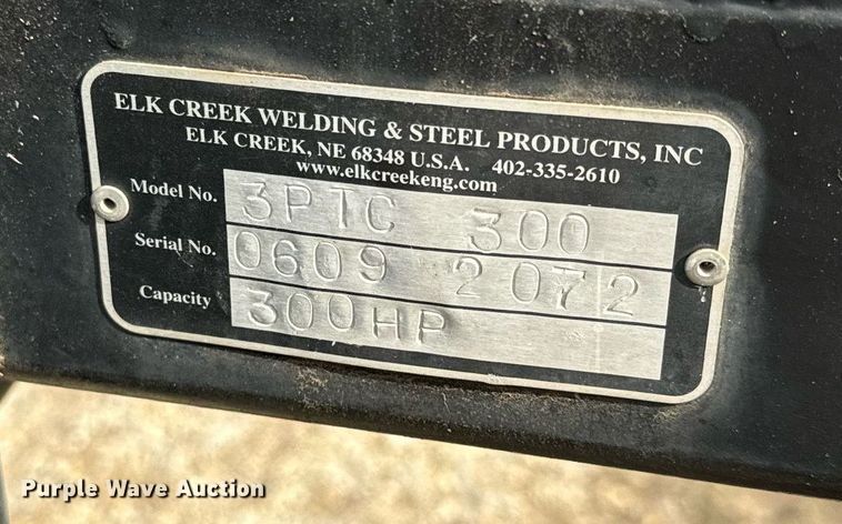 image for item DQ6715 Elk Creek Welding 3PTC 300 three point caddy