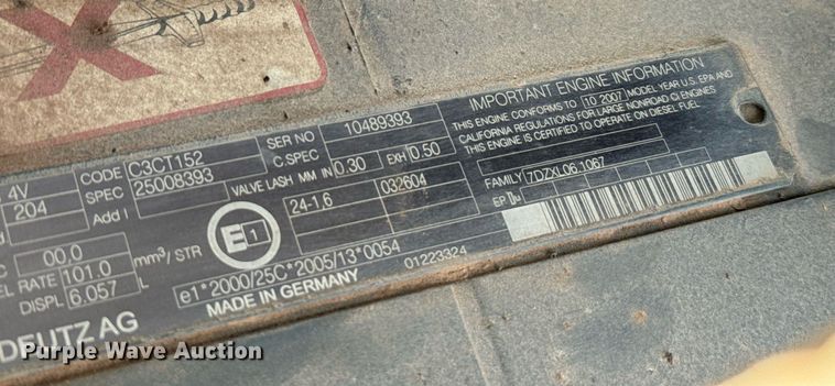 image for item EJ0210 2007 Fendt  820 Vario TMS MFWD tractor