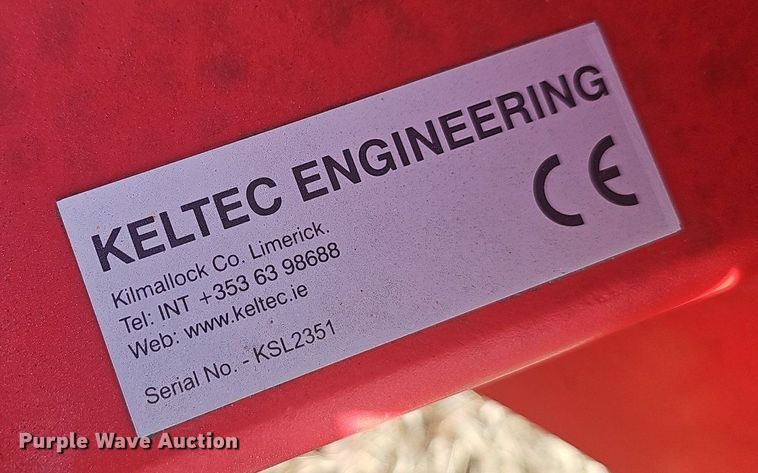 image for item EJ5852 Keltec skid steer bale slicer