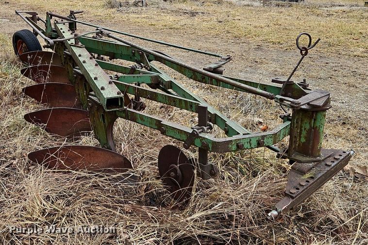 image for item LB9756 John Deere five bottom plow