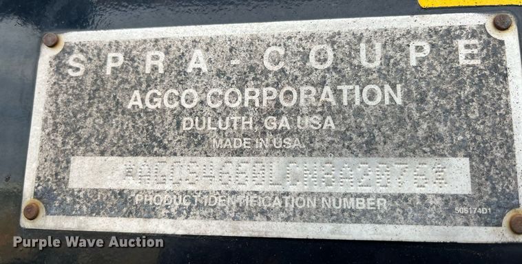 image for item LD9945 2012 Agco Spra Coupe 4660 