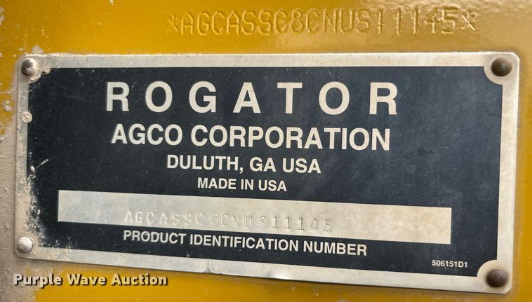 image for item LD9951 RoGator SSc 1084 sprayer