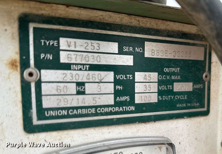 image for item MR9445 Miller CP-250 SM welder