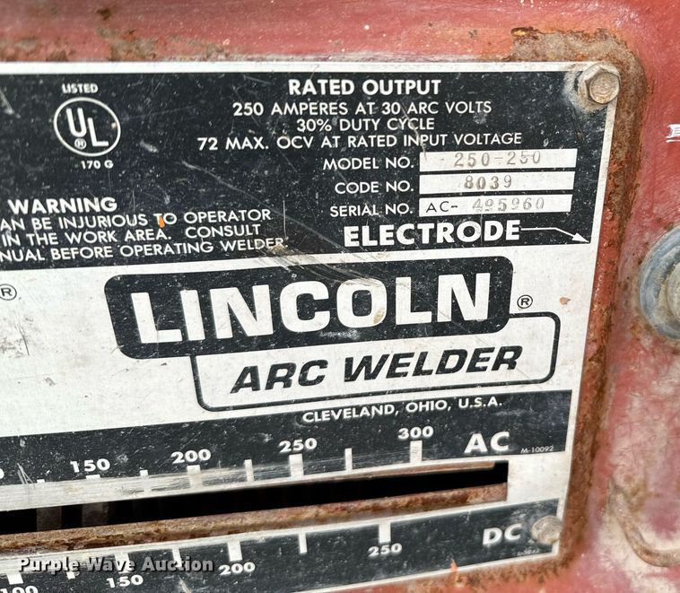 image for item MR9445 Miller CP-250 SM welder