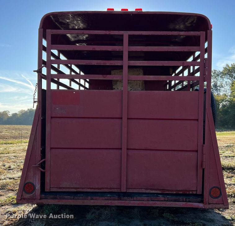 image for item NI9052 1999 Wilhite & Company livestock trailer