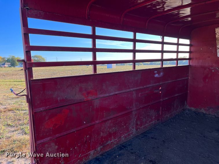 image for item NI9052 1999 Wilhite & Company livestock trailer