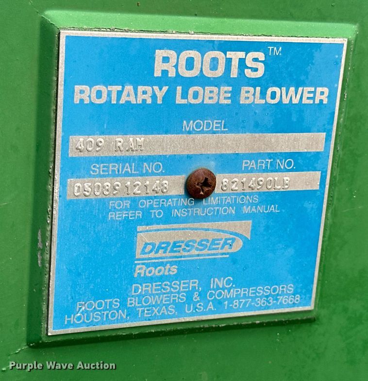 image for item NJ9287 Handlair 555 pneumatic grain conveyor