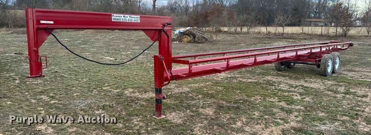 image for item NM9294 S and J Welding hay bale trailer
