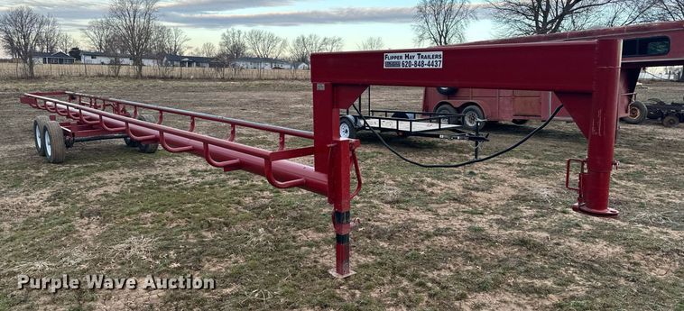 image for item NM9294 S and J Welding hay bale trailer