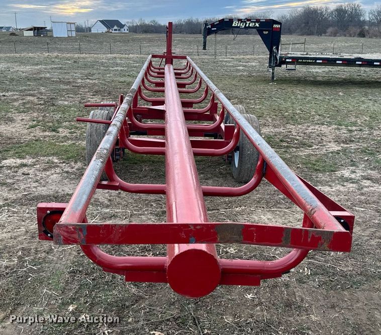 image for item NM9294 S and J Welding hay bale trailer