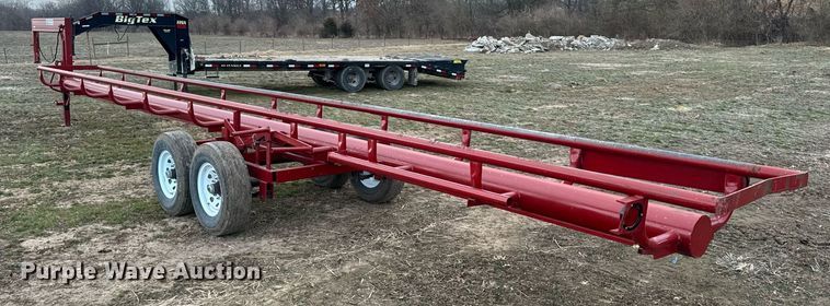 image for item NM9294 S and J Welding hay bale trailer