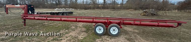 image for item NM9294 S and J Welding hay bale trailer