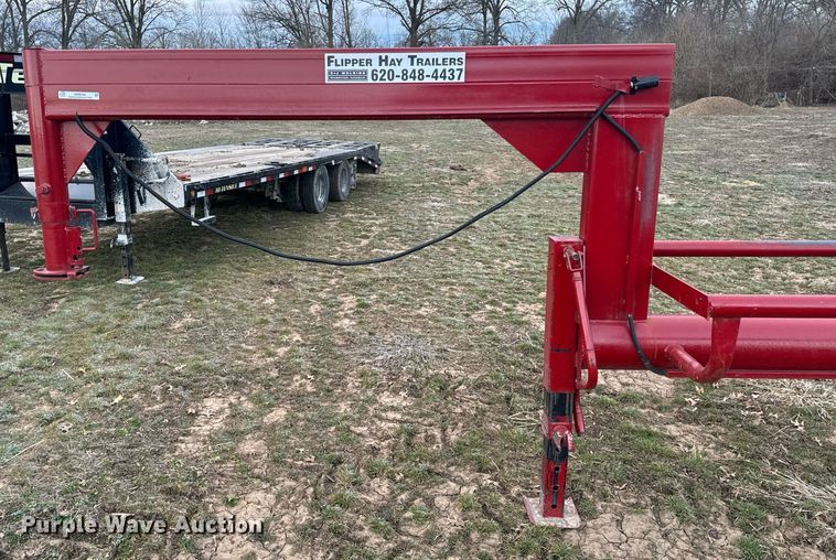 image for item NM9294 S and J Welding hay bale trailer