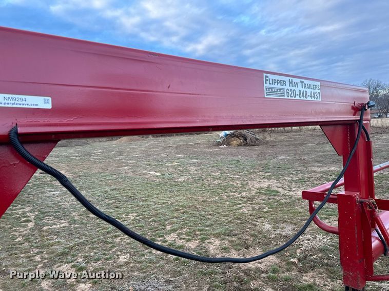 image for item NM9294 S and J Welding hay bale trailer