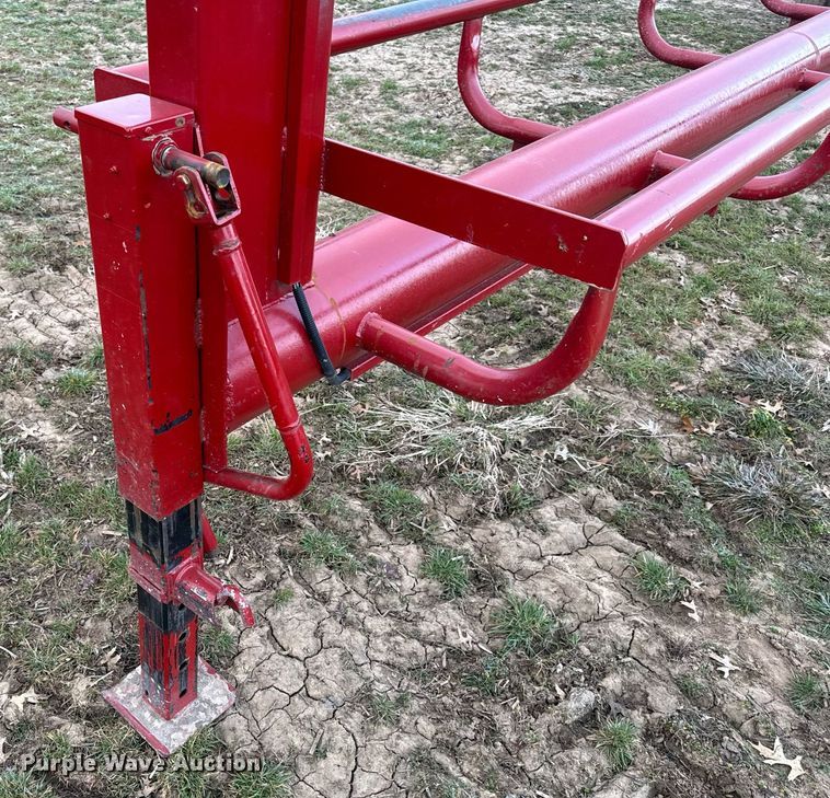 image for item NM9294 S and J Welding hay bale trailer