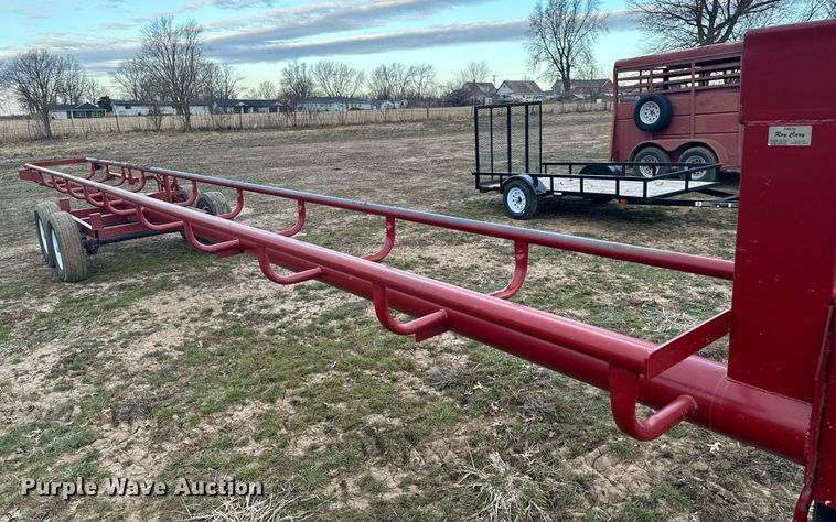 image for item NM9294 S and J Welding hay bale trailer