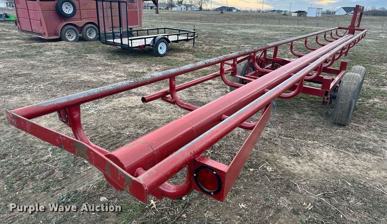 image for item NM9294 S and J Welding hay bale trailer