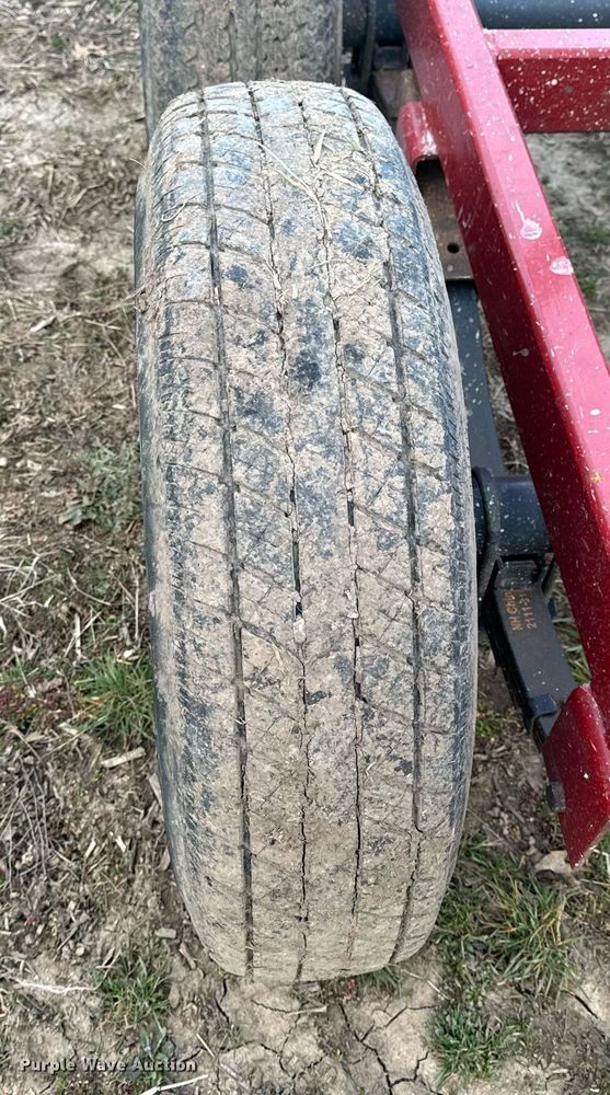 image for item NM9294 S and J Welding hay bale trailer