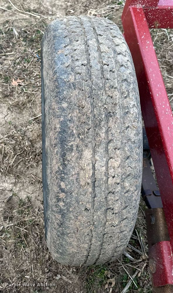 image for item NM9294 S and J Welding hay bale trailer