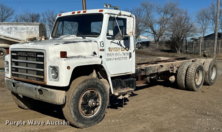 image for item OD9984 1984 International  1954 truck cab and chassis
